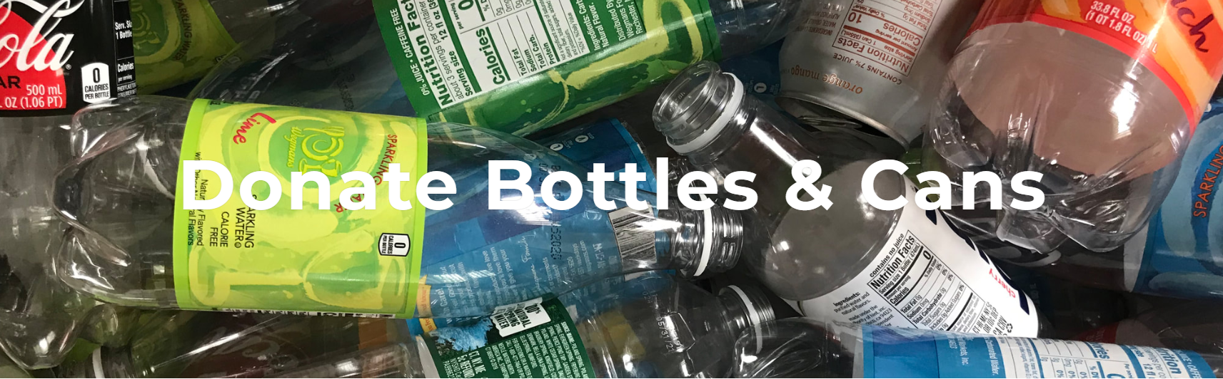 bottle and cans